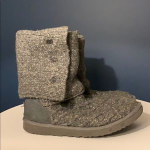 UGG Australia Lattice Cardy Knit Boot size 10